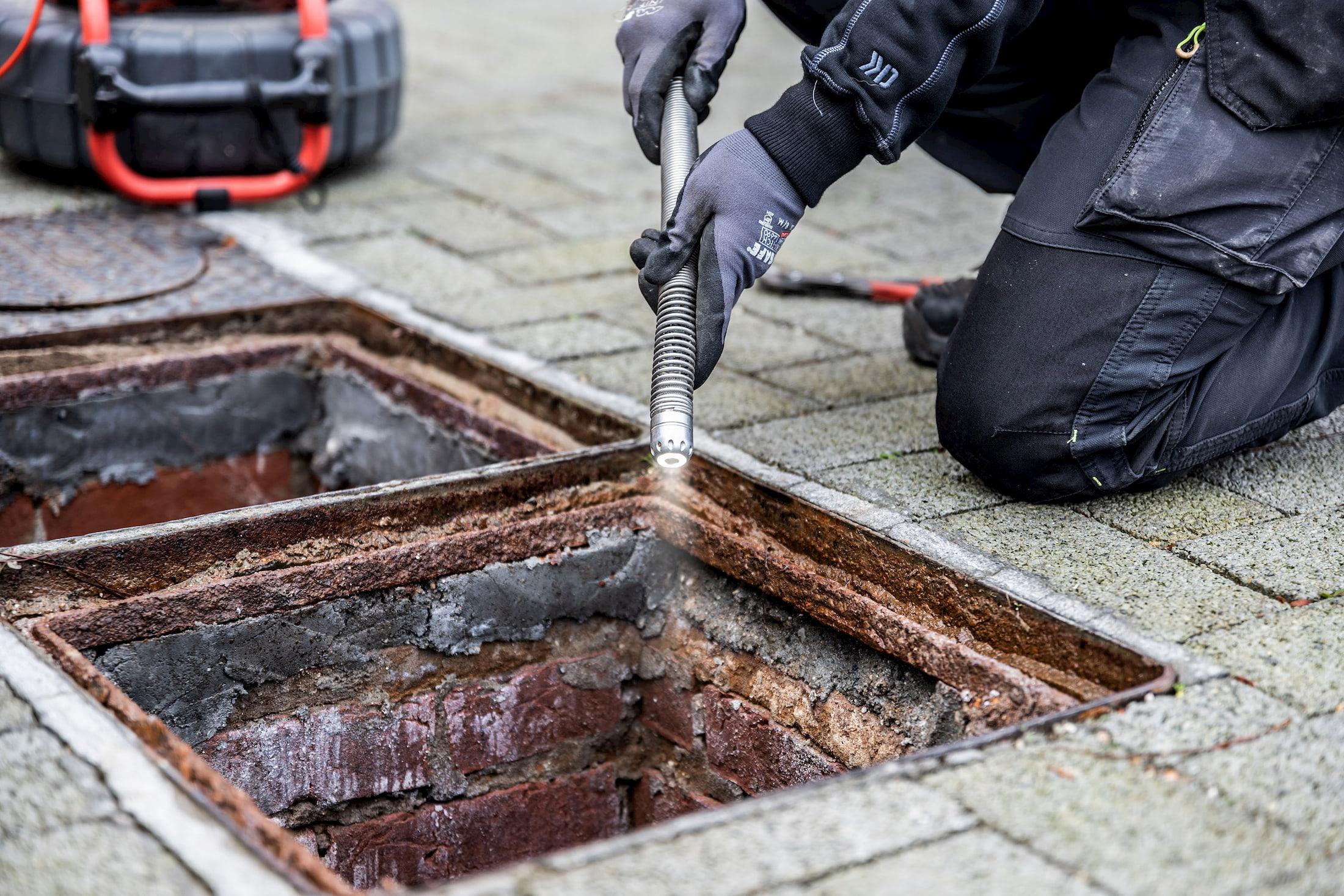 Camera inspectie leidingen Camera inspectie van leidingen